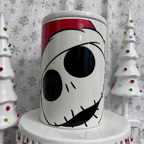 Disney Nightmare Before Christmas Jack Skellington Santa Canister/ Cookie Jar - Picture 2 of 10
